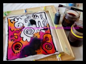 Silk painting video tutorials with Teena Hughes of HowToPaintOnSilk.com