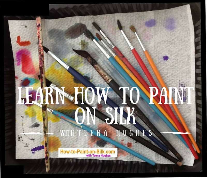 Learn how to paint on silk with Teena Hughes