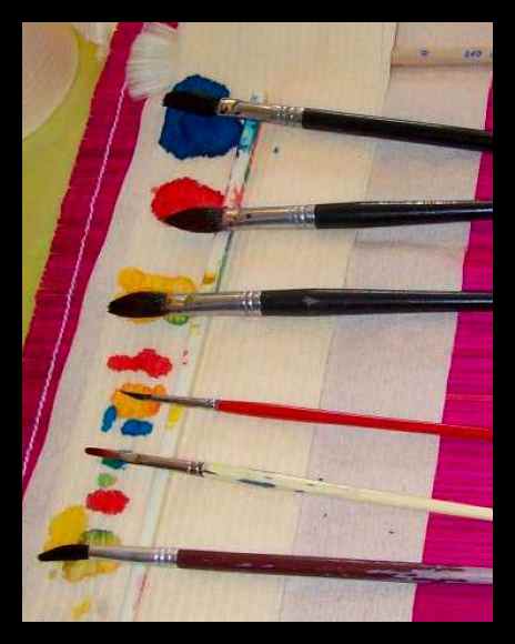 Free Lessons in Silk Painting | How to paint on silk with paintbrushes