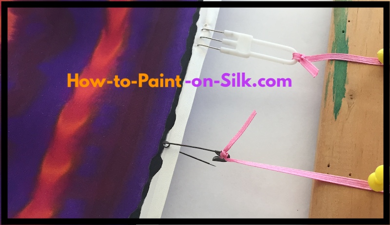 How To Attach Silk To Wooden Frame