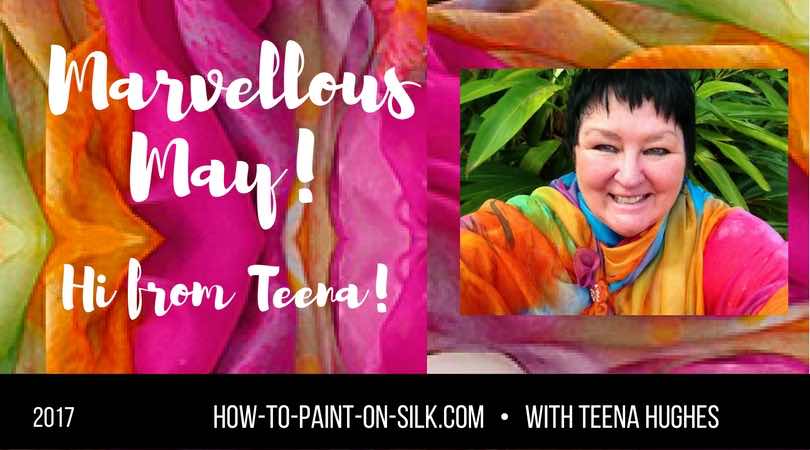 Silk Painting News from Teena!