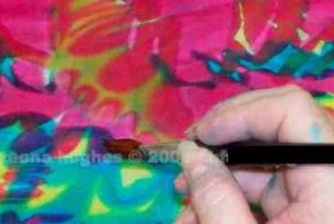 One Day Beginner Silk Painting (6 Hours) Online 
