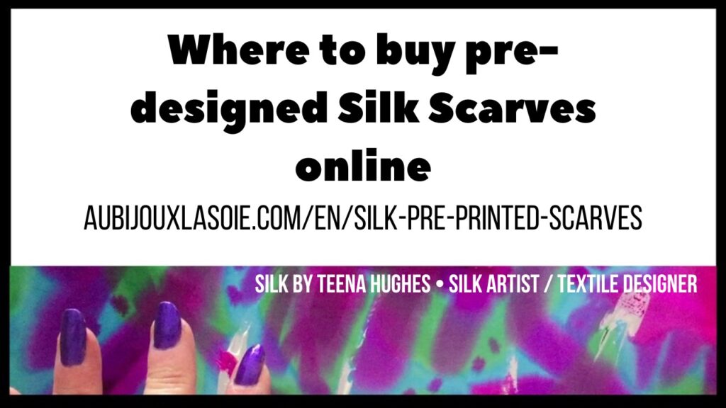 Where to buy pre-designed silk scarves online